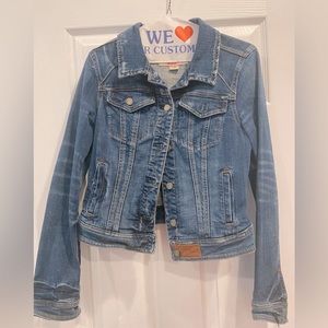 Pilcro Cropped Denim Jacket
